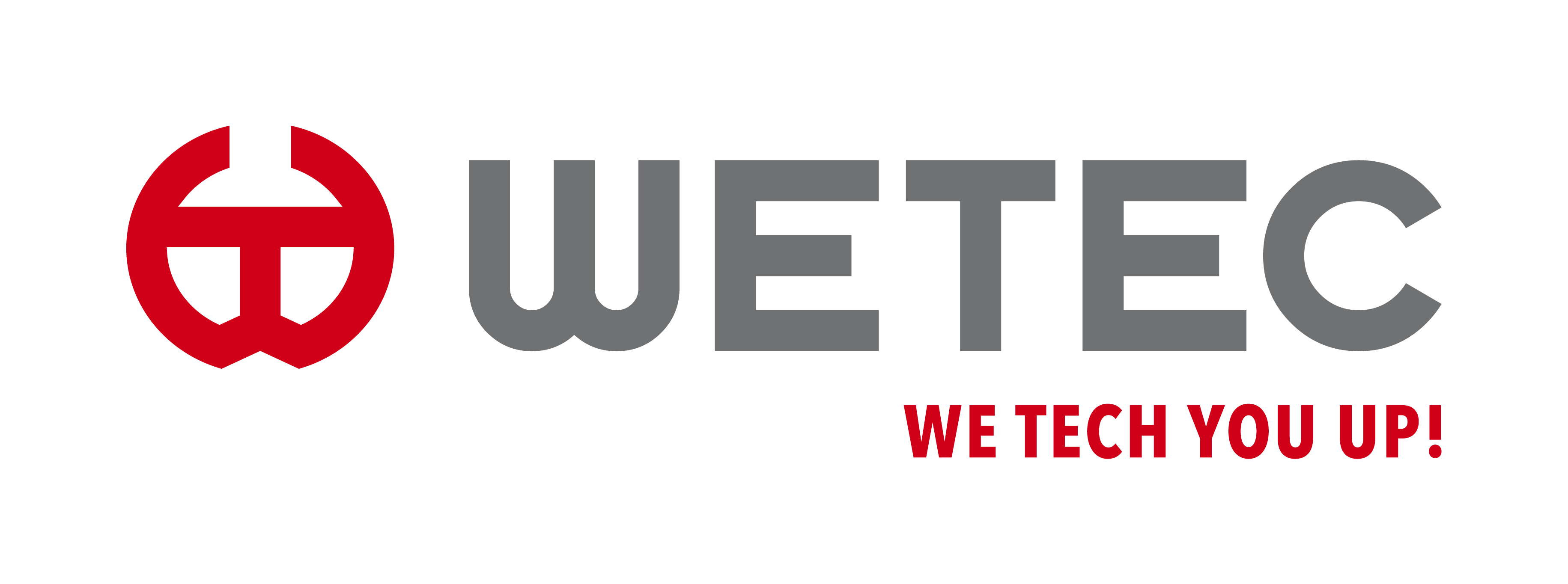 Wetec Logo mit Slogan